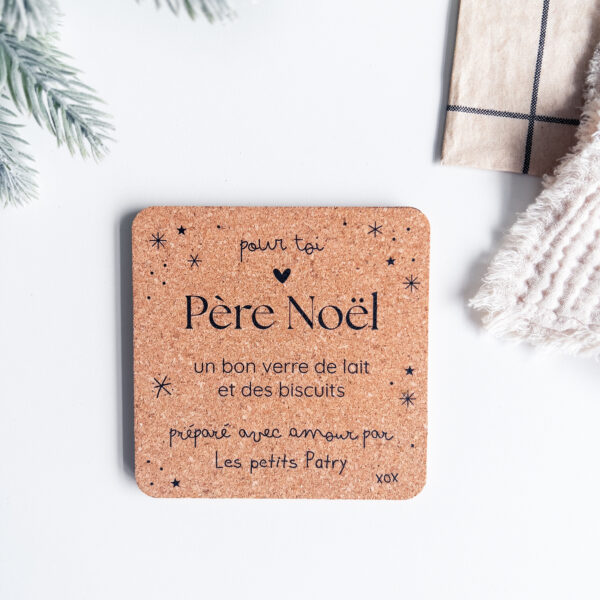 Sous-verre Père Noël